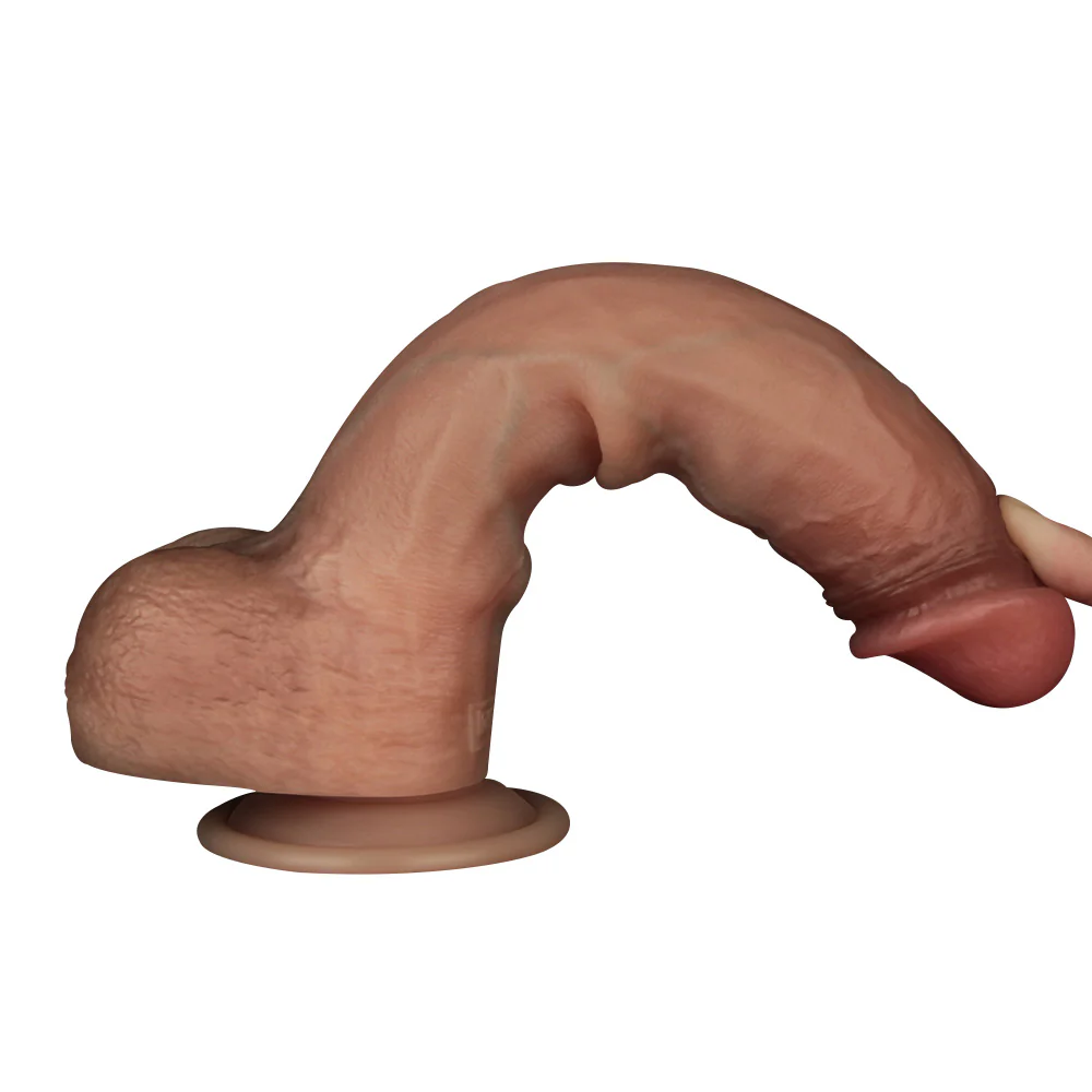Lovetoy Sliding Skin Pro Dual Layer 9 Inch Dong - Image 3
