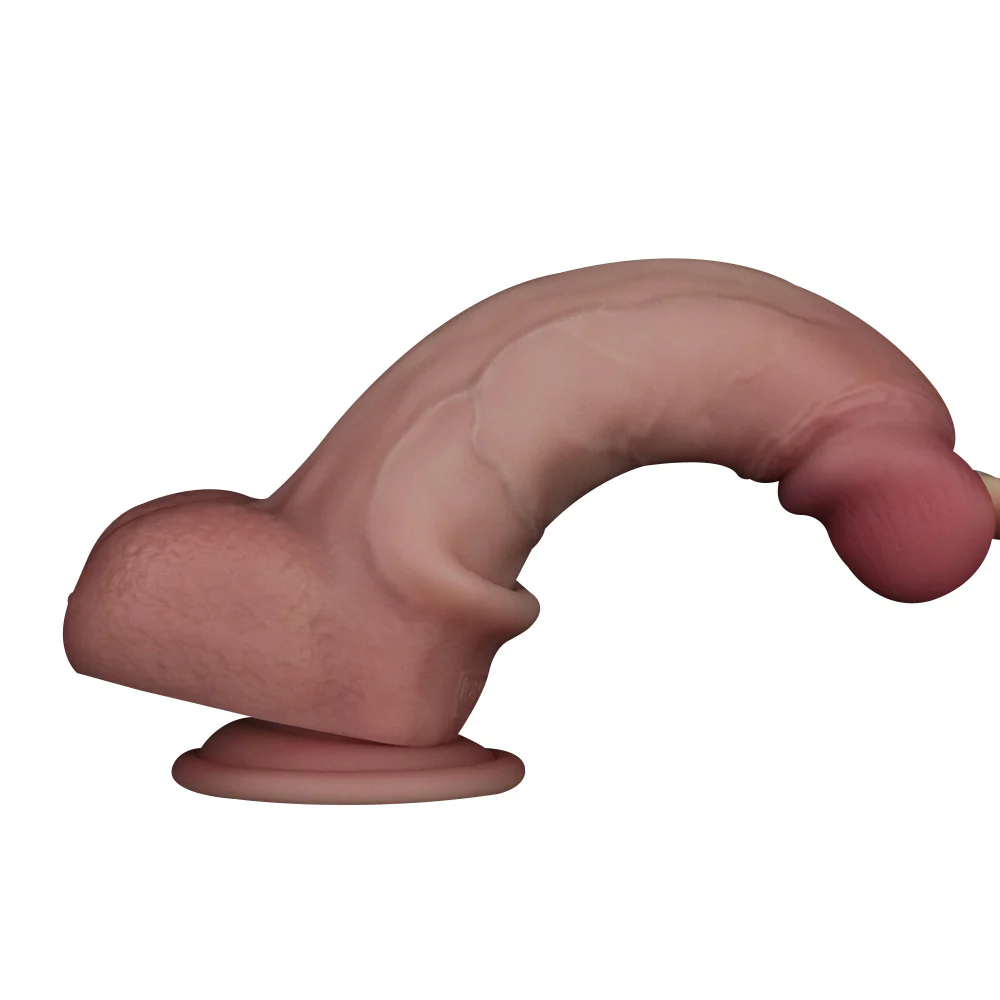 Lovetoy Sliding Skin Pro II Dual Layer 8 Inch Dong - Image 3