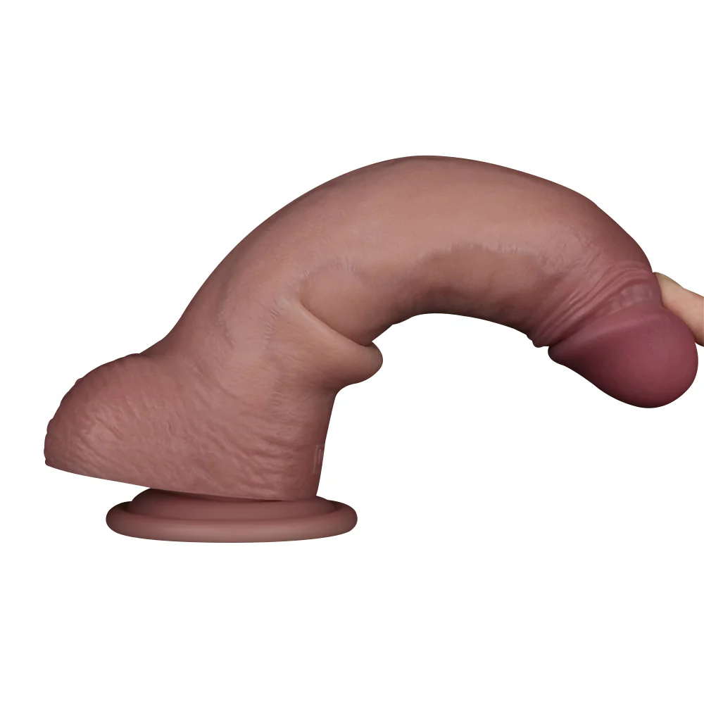 Lovetoy Sliding Skin Pro II Remote Controlled Vibrating 8.5 Inch Dong - Image 3
