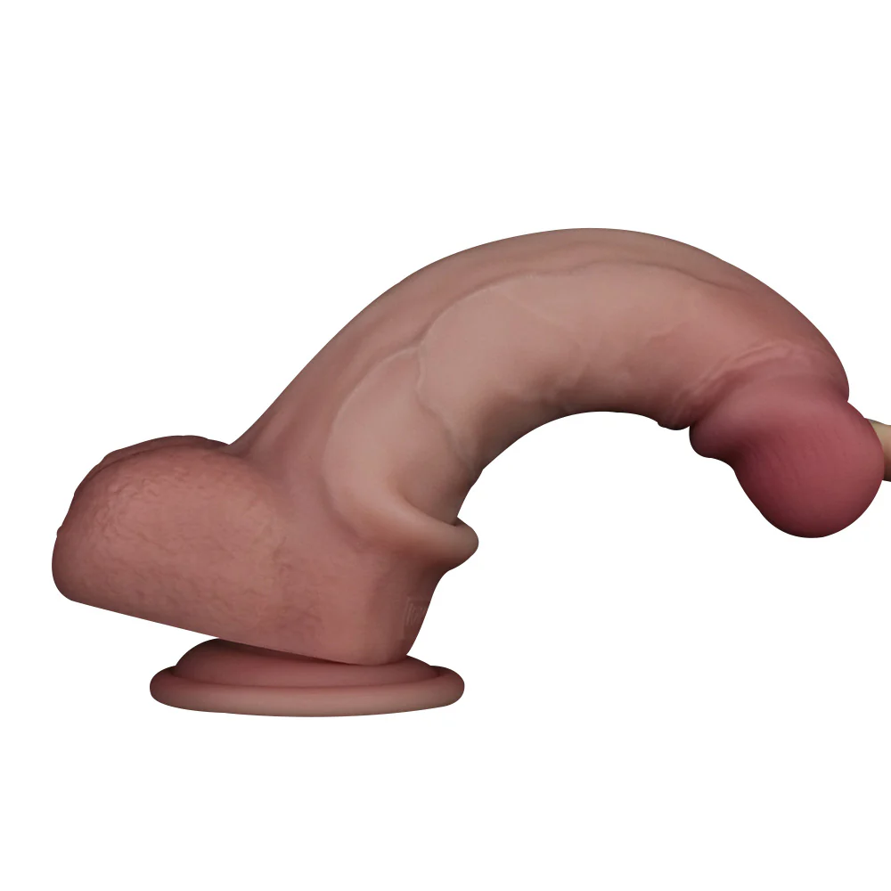 Lovetoy Sliding Skin Pro II Remote Controlled Vibrating 8 Inch Dong - Image 3