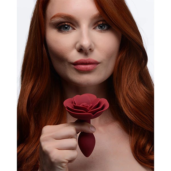 Master Series Booty Bloom Silicone Rose Anal Plug - Image 5