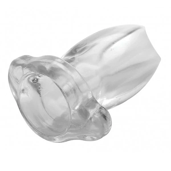 Master Series Gape Glory Clear Hollow Anal Plug - Image 3