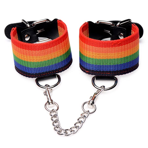 Master Series Kinky Pride Rainbow Bondage 3-Piece Set - Image 3