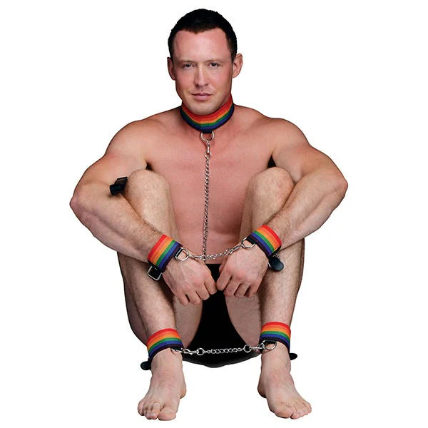 Master Series Kinky Pride Rainbow Bondage 3-Piece Set - Image 8
