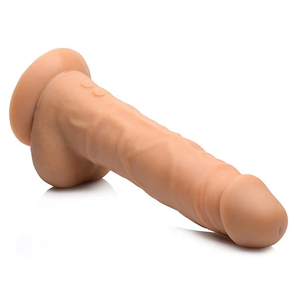 Master Series Power Pounder Realistic Thrusting Silicone Dildo - Image 2
