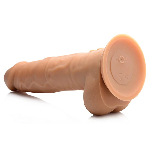 Master Series Power Pounder Realistic Thrusting Silicone Dildo - Image 3