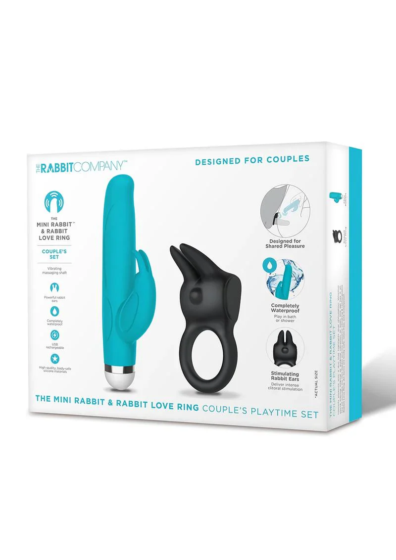 The Rabbit Company Mini Rabbit and Love Ring Vibrating Couple's Set - Image 3