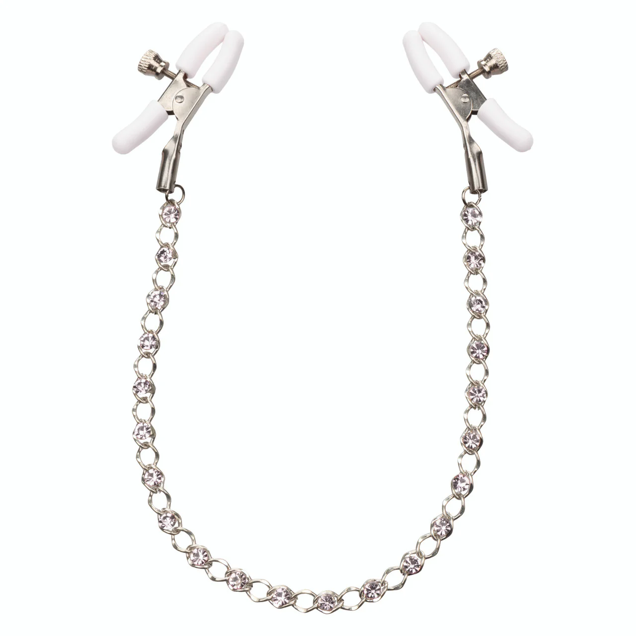 CalExotics Nipple Play Crystal Chain Nipple Clamps