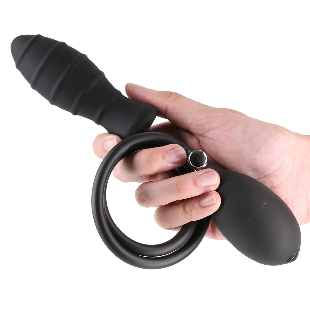NS Novelties Renegade InflataPlay Inflatable Butt Plug - Image 2