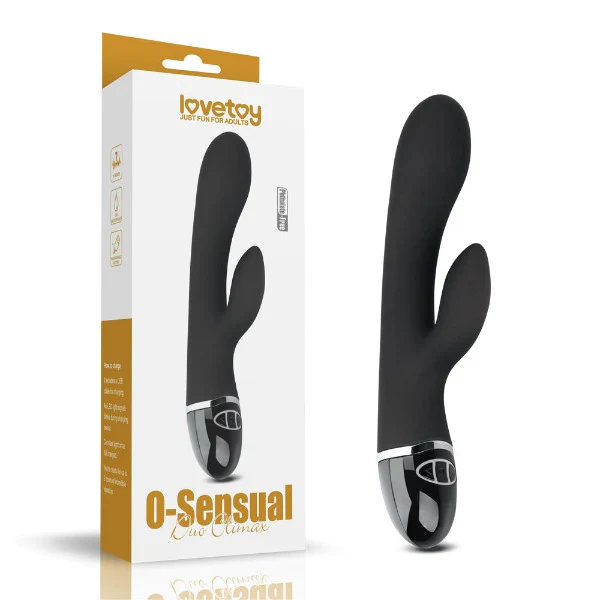 O-Sensual Clit Duo Climax Rechargeable Rabbit Vibrator - Image 7