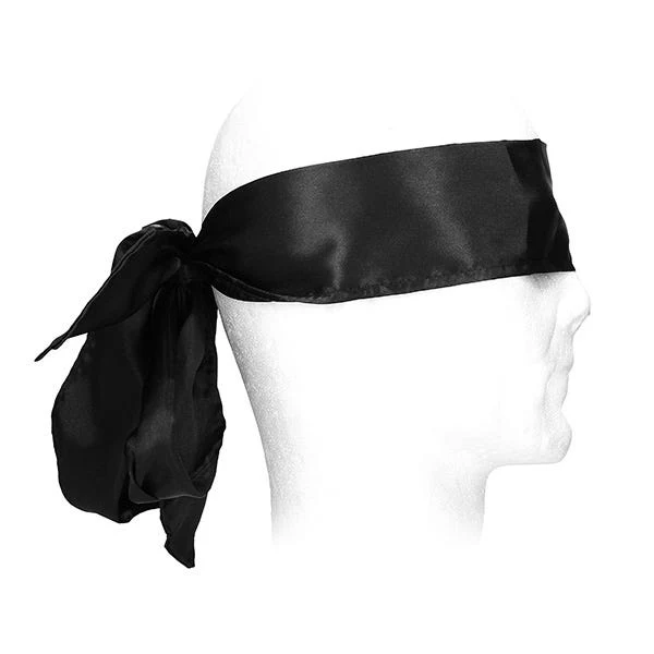 Ouch Black & White Bondage Silky Ribbon - Image 3