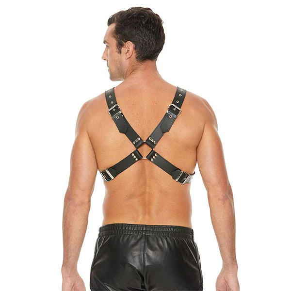 Ouch Large Buckle Harness OS Black - Image 3