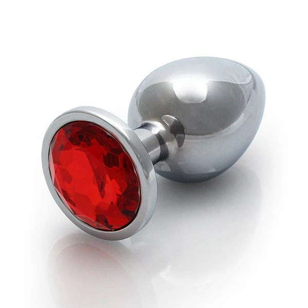 Ouch! Large Gem Metal Anal Plug - Image 6