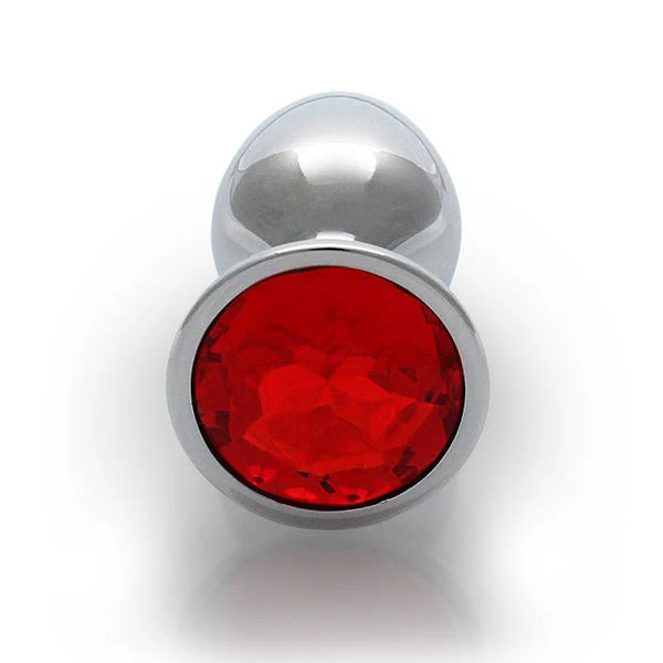 Ouch! Small Gem Metal Anal Plug - Image 4