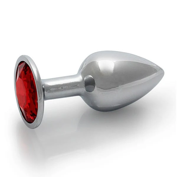 Ouch! Small Gem Metal Anal Plug - Image 5