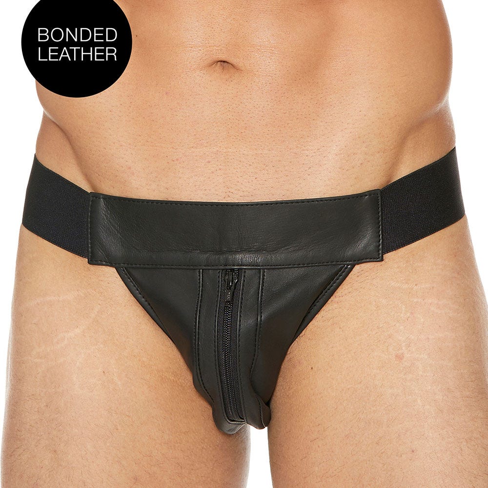 Ouch! Striped-Front with Zip Jock Strap - Image 3