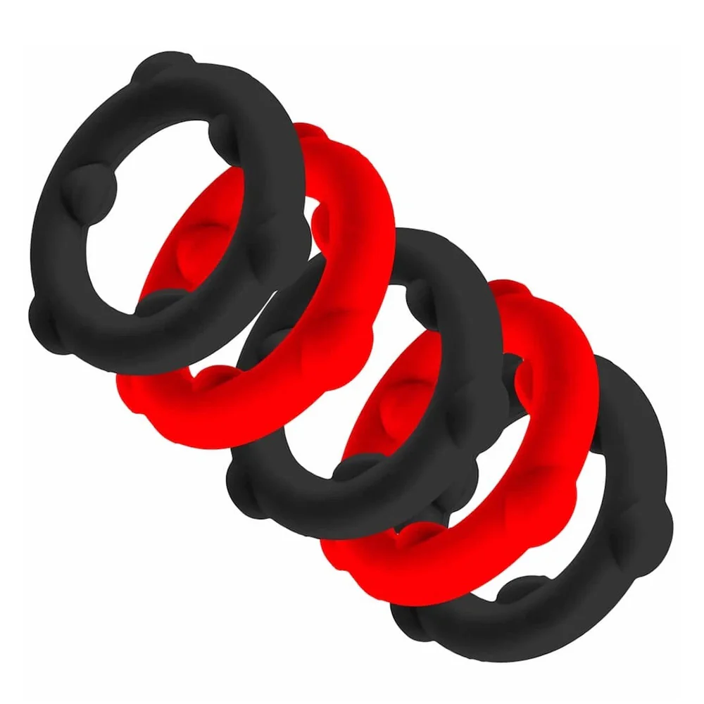 OxBalls Gearheads 5-Pack Cock Rings - Image 4
