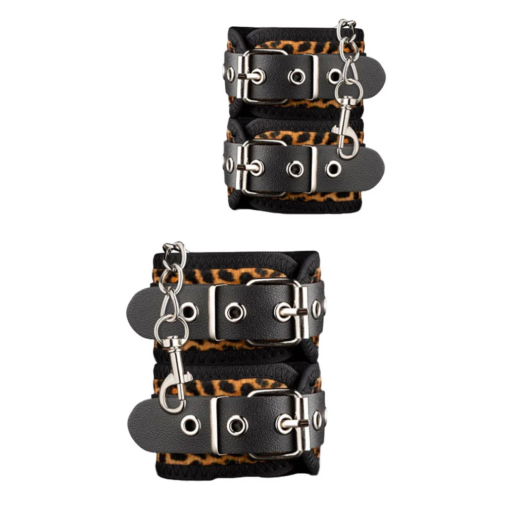 Panthra Gato Leopard-Print 8 Piece Bondage Set - Image 3