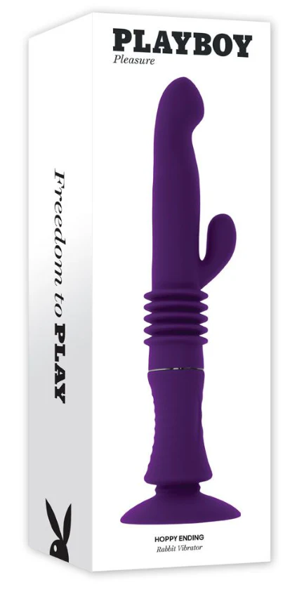 Playboy Hoppy Ending Thrusting Rabbit Vibrator - Image 5
