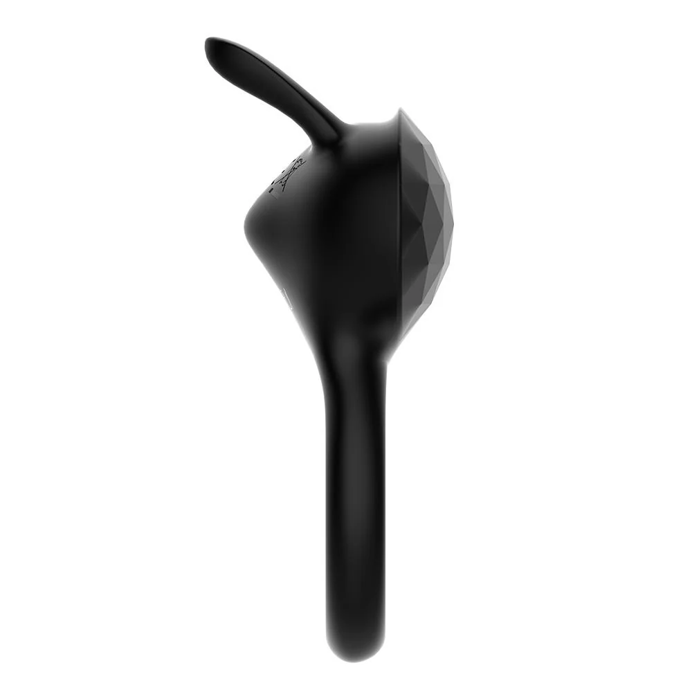Playful Diamonds The Duke Rechargeable Cock Ring with Rabbit Tickler - Image 3