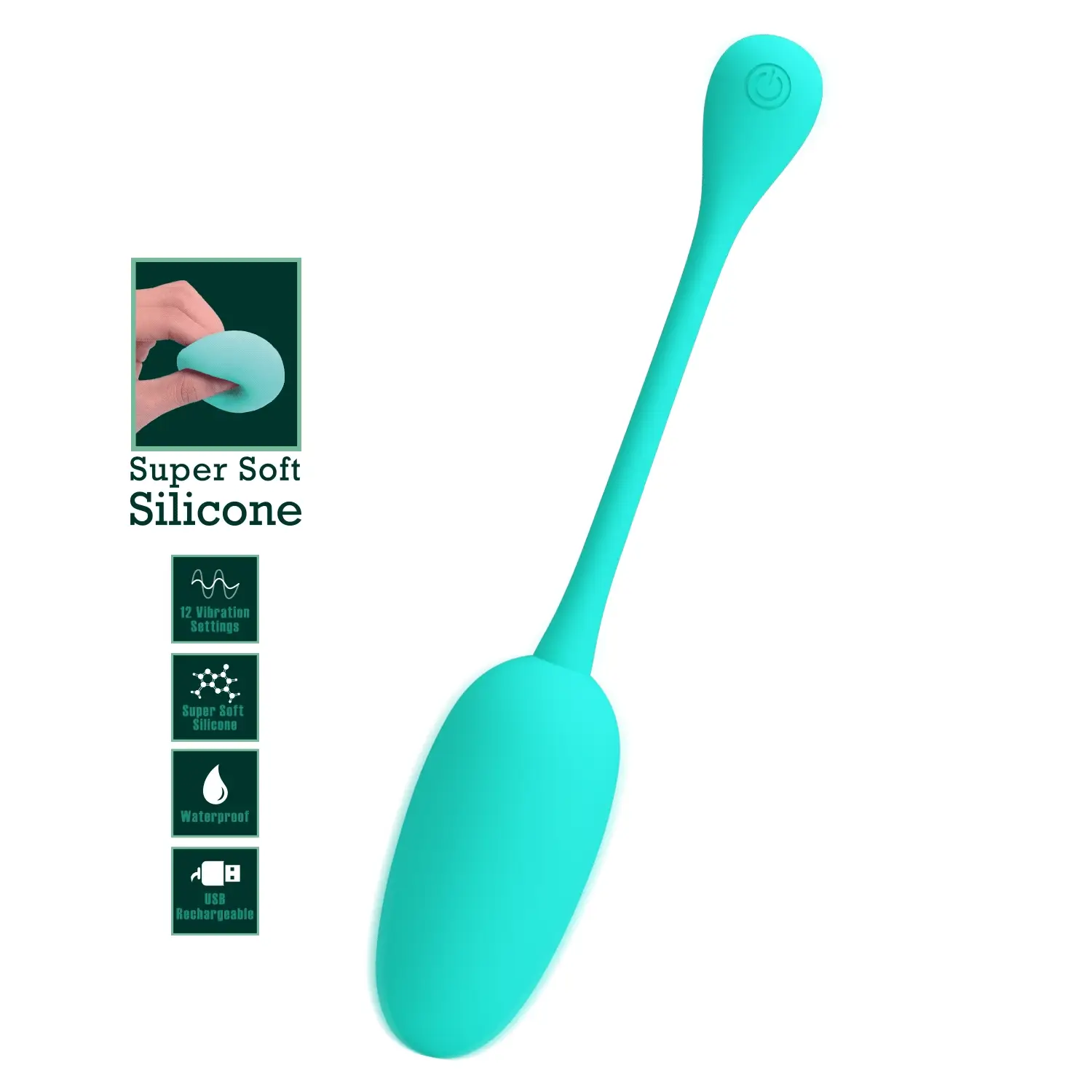 Pretty Love Knucker Super Soft Vibrating Egg - Image 7
