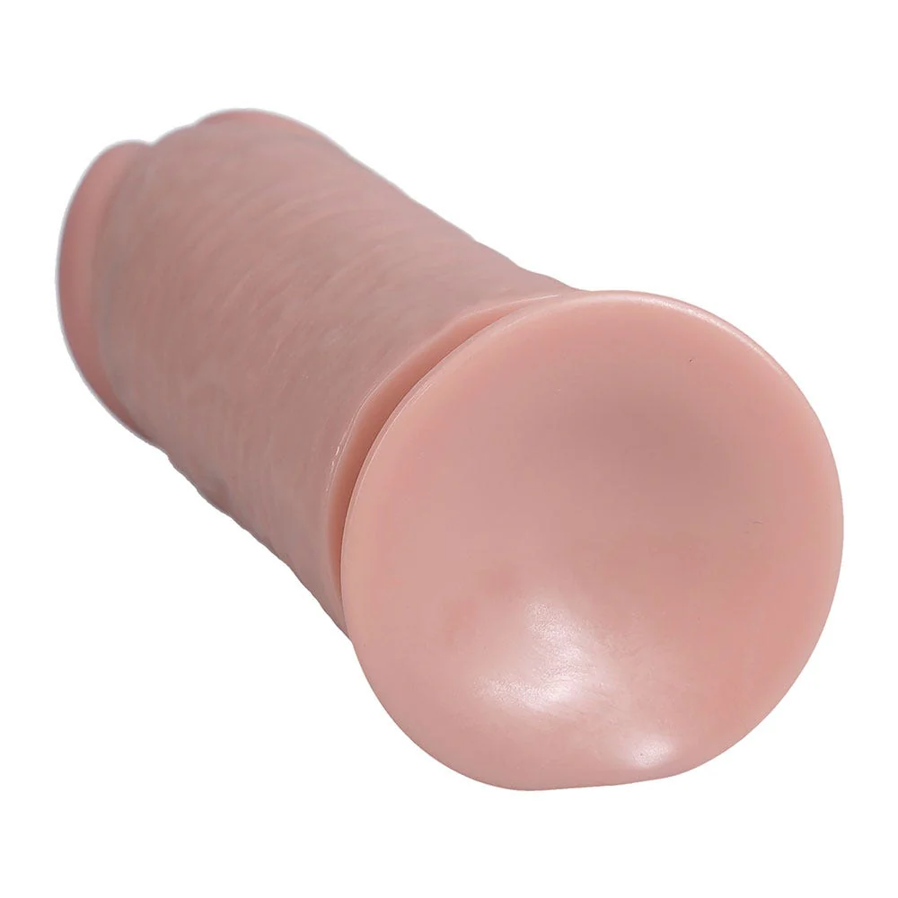 RealRock 10 Inch Extra Thick Realistic Dildo with Suction Cup - Image 3
