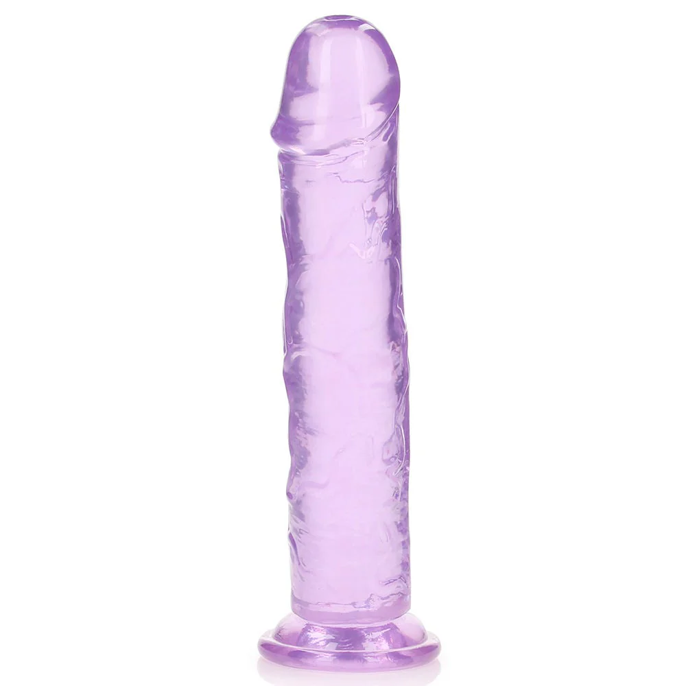 Realrock 11 inch Crystal Clear Realistic Suction Cup Dildo - Image 5