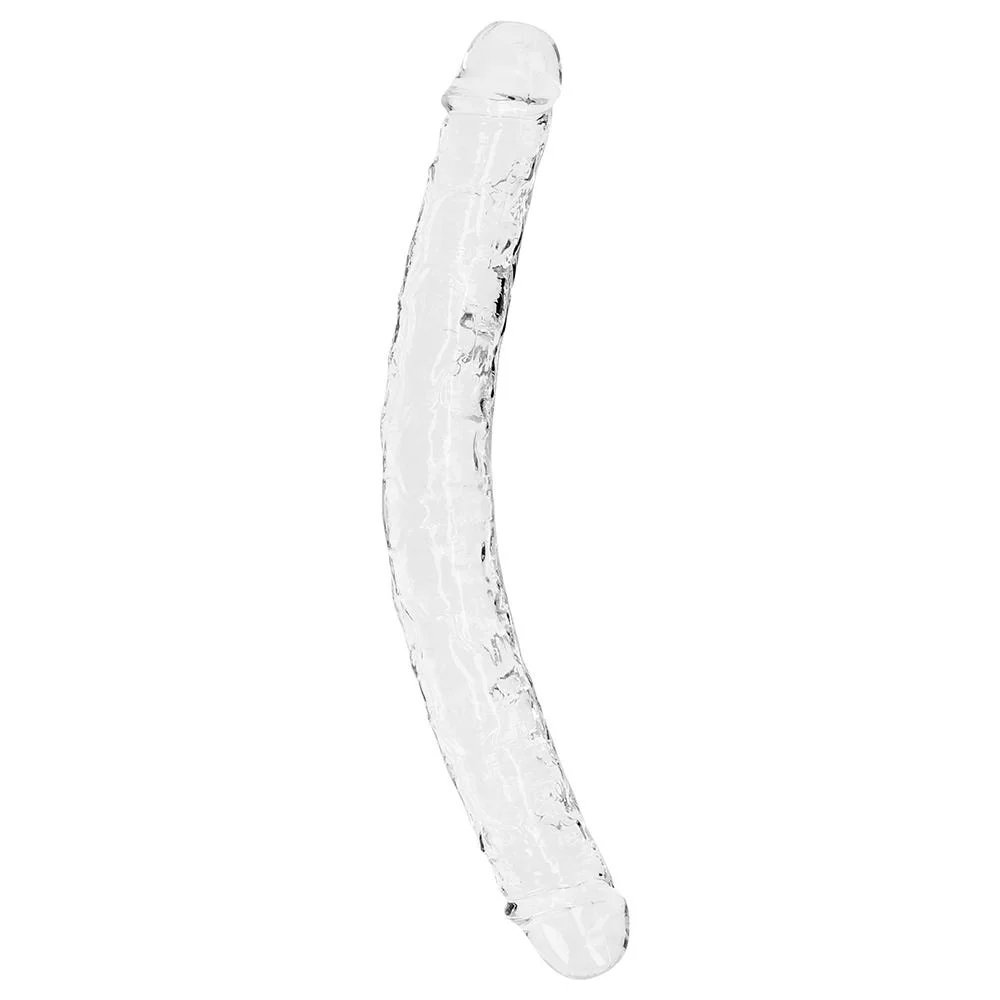 Realrock 13 inch Crystal Clear Double Ended Dildo - Image 3