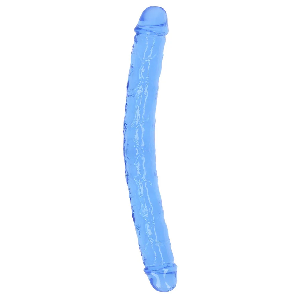 Realrock 13 inch Crystal Clear Double Ended Dildo - Image 5