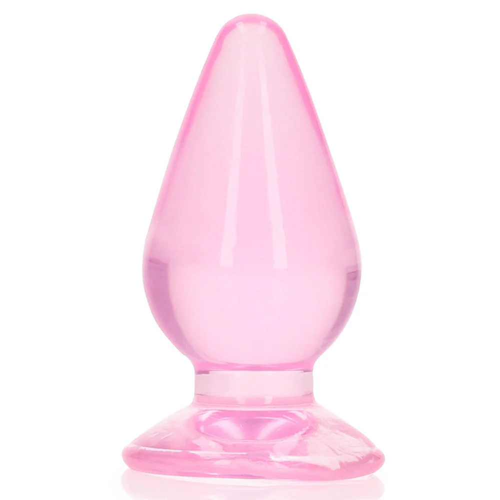 Realrock 3.5 inch Crystal Clear Butt Plug - Image 2
