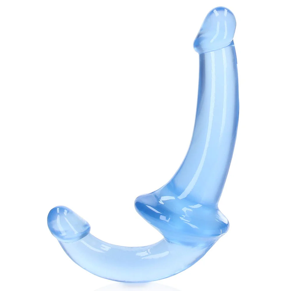 Realrock 6 inch Crystal Clear Strapless Strap-on Dildo - Image 3