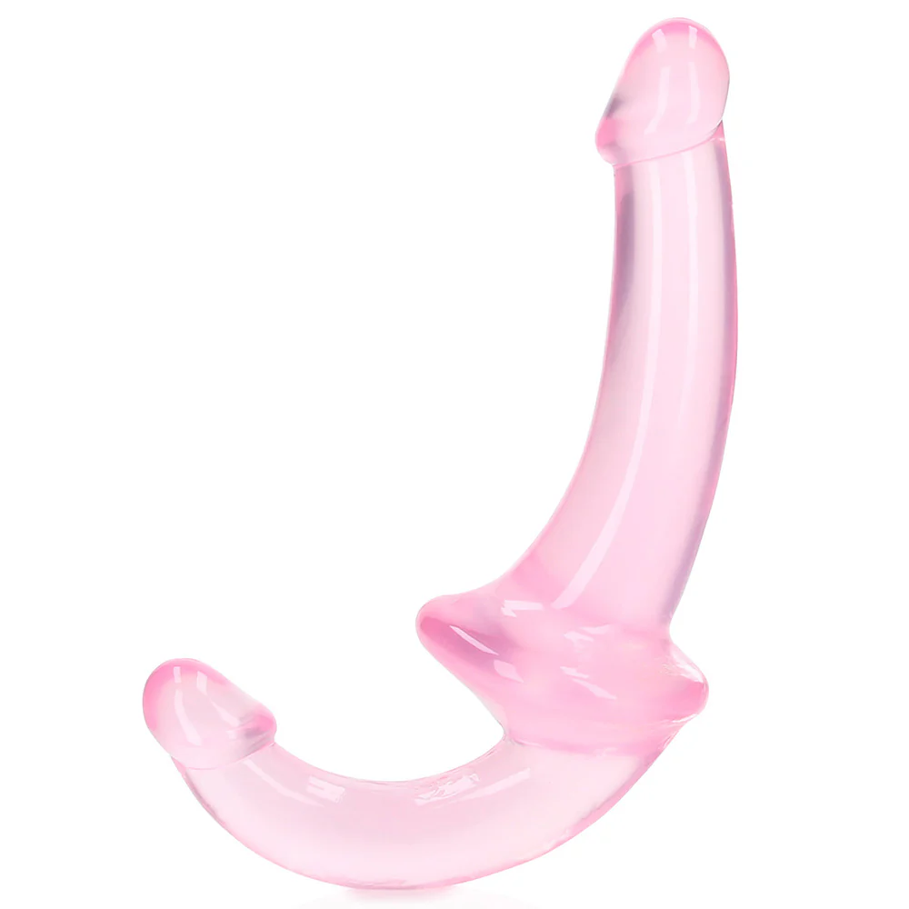 Realrock 6 inch Crystal Clear Strapless Strap-on Dildo - Image 5