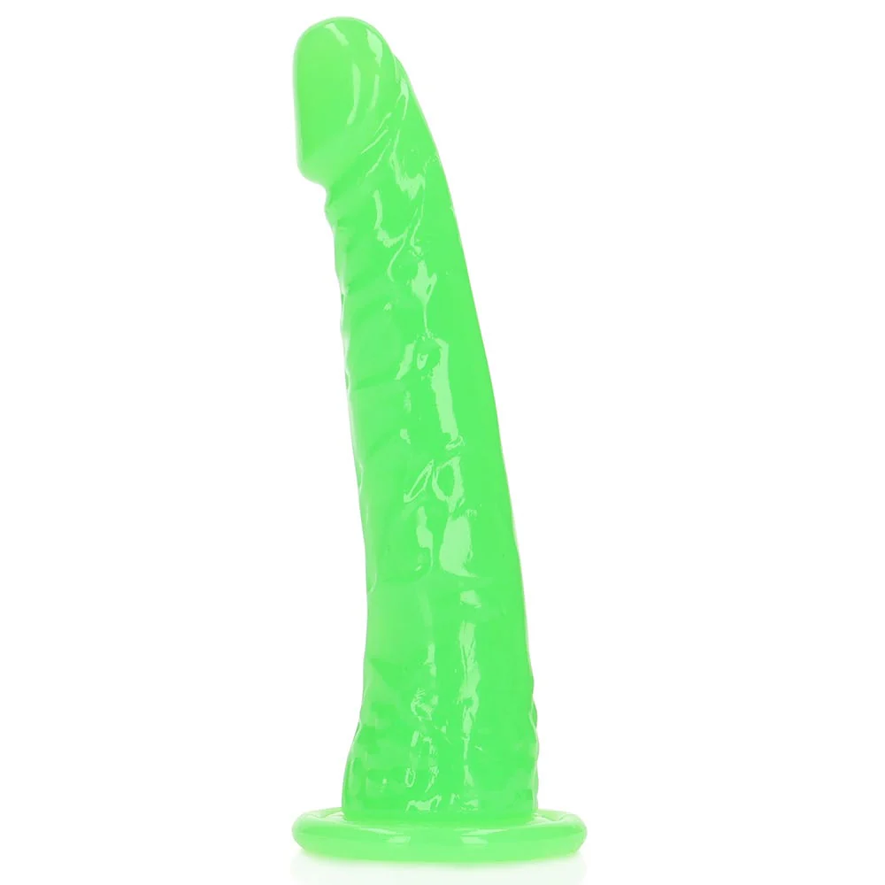 Realrock 6 inch Glow In The Dark Realistic Suction Cup Dildo - Image 4