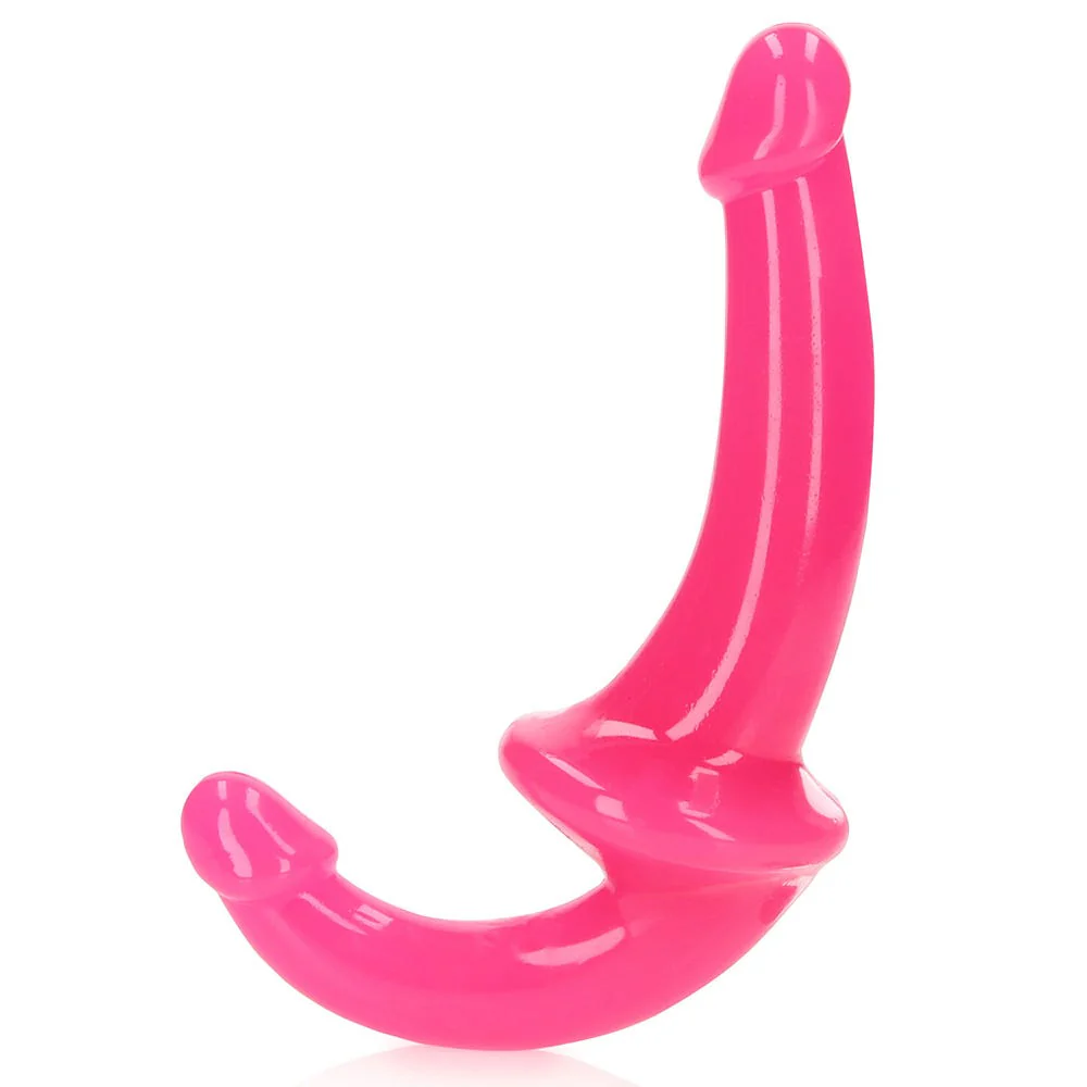 Realrock 6 inch Glow In The Dark Strapless Strap-on Dildo - Image 3