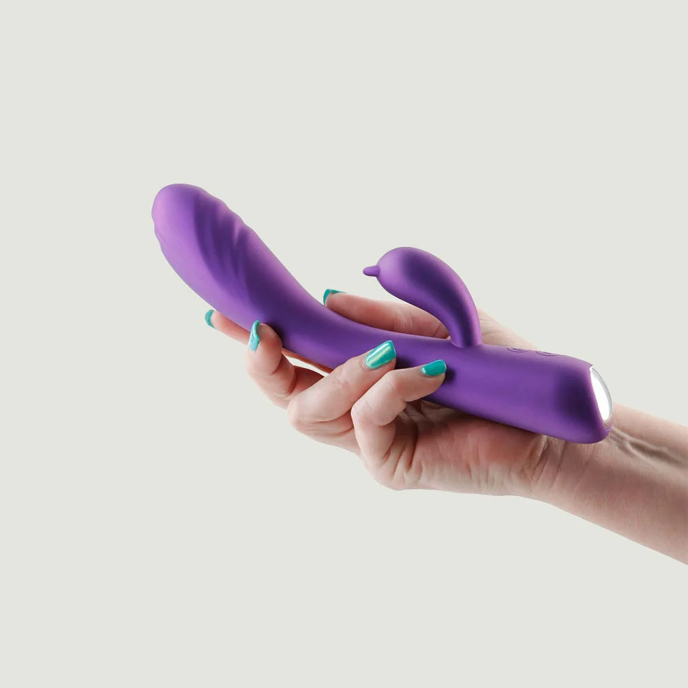 Royals Duchess Metallic Purple Rabbit Vibrator - Image 2