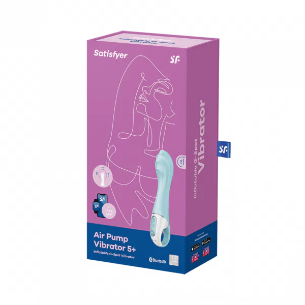 Satisfyer Air Pump Vibrator 5+ Rechargeable Inflatable G-Spot Vibrator - Image 7