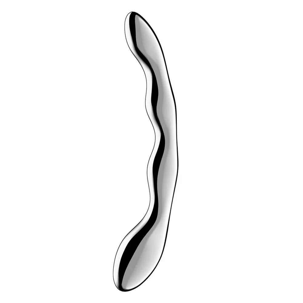 Satisfyer Cosmic Crest 2 Stainless Steel Dildo - Image 4