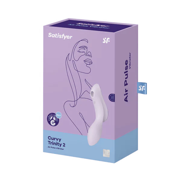 Satisfyer Curvy Trinity 2 Air Pulse Vibrator - Image 5