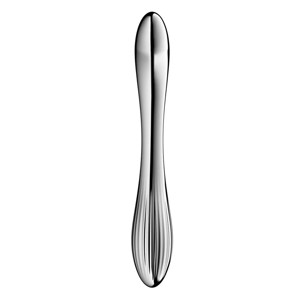 Satisfyer Pure Gravity 1 Stainless Steel Dildo - Image 3
