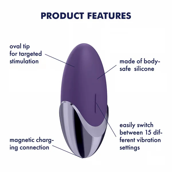 Satisfyer Purple Pleasure Lay-On Vibrator - Image 3