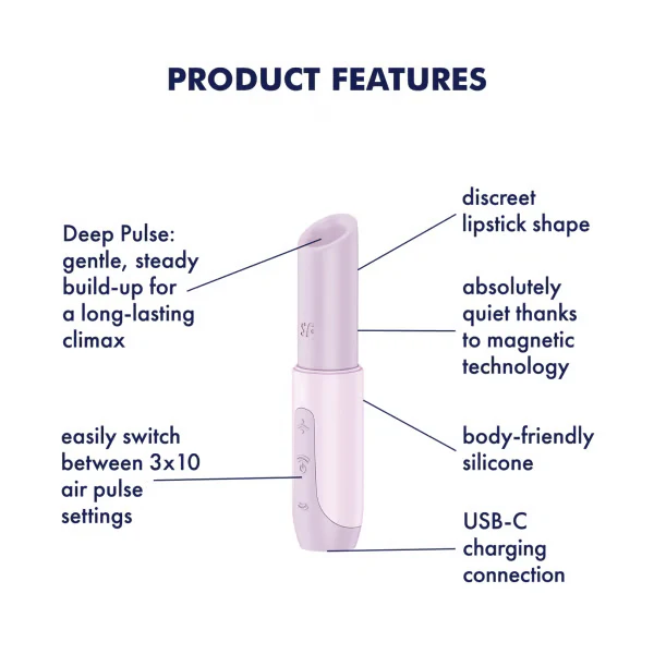 Satisfyer Secret Kiss Air Pulse Vibrator - Image 3