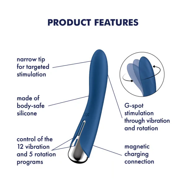 Satisfyer Spinning Vibe 1 Rotating G-Spot Vibrator - Image 4