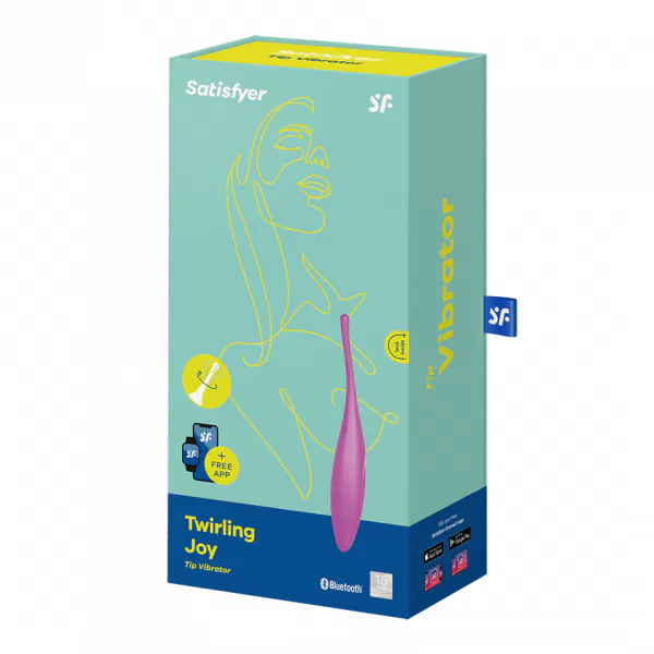 Satisfyer Twirling Joy Tip Pinpoint Vibrator with App Control - Image 7