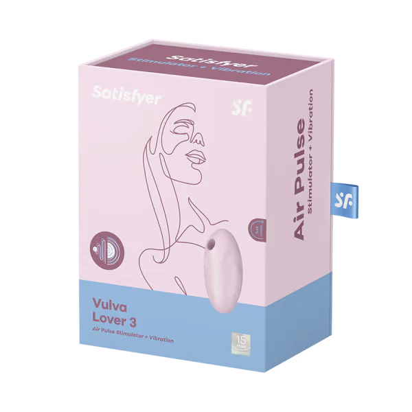Satisfyer Vulva Lover 3 Rechargeable Air Pulse Clitoral Stimulator - Image 5