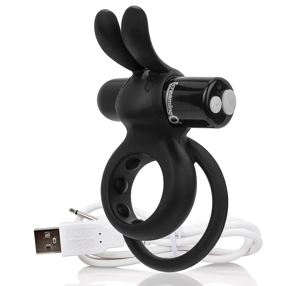 Screaming O Charged Ohare Rechargeable Wearable Rabbit Vibe Cock Ring