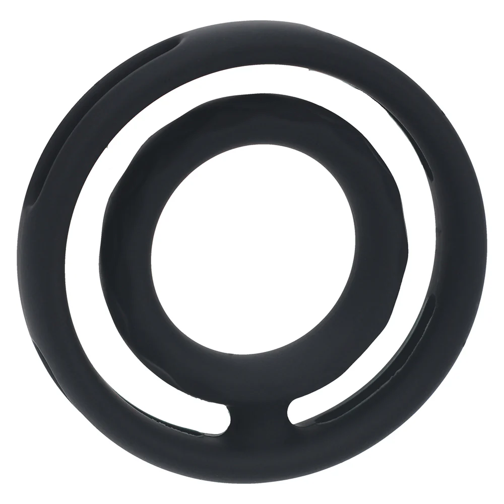 Shots LEVELZ Classic Grooved Silicone Cock & Ball Ring