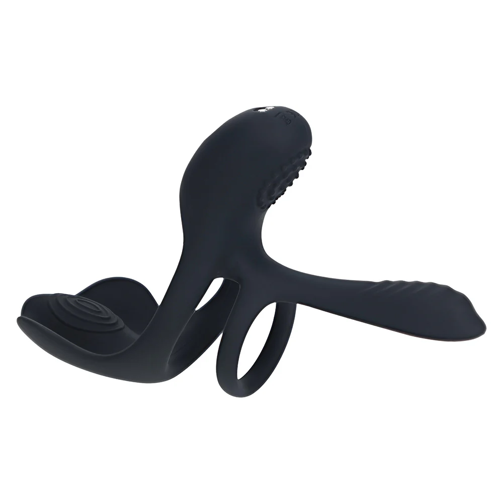 Shots LEVELZ Triple Motor Vibrating Silicone Cock Ring