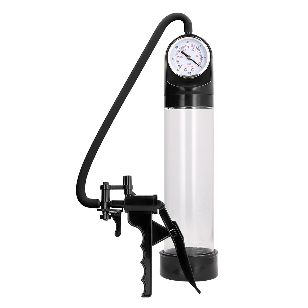 Shots PUMPED Elite Penis Pump with PSI Gauge