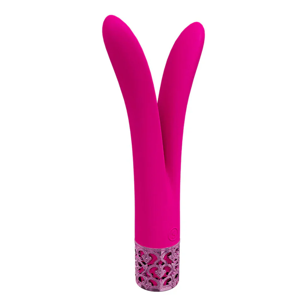 Shots Royal Gems Dueling Queens Rechargeable Vibrator - Image 2