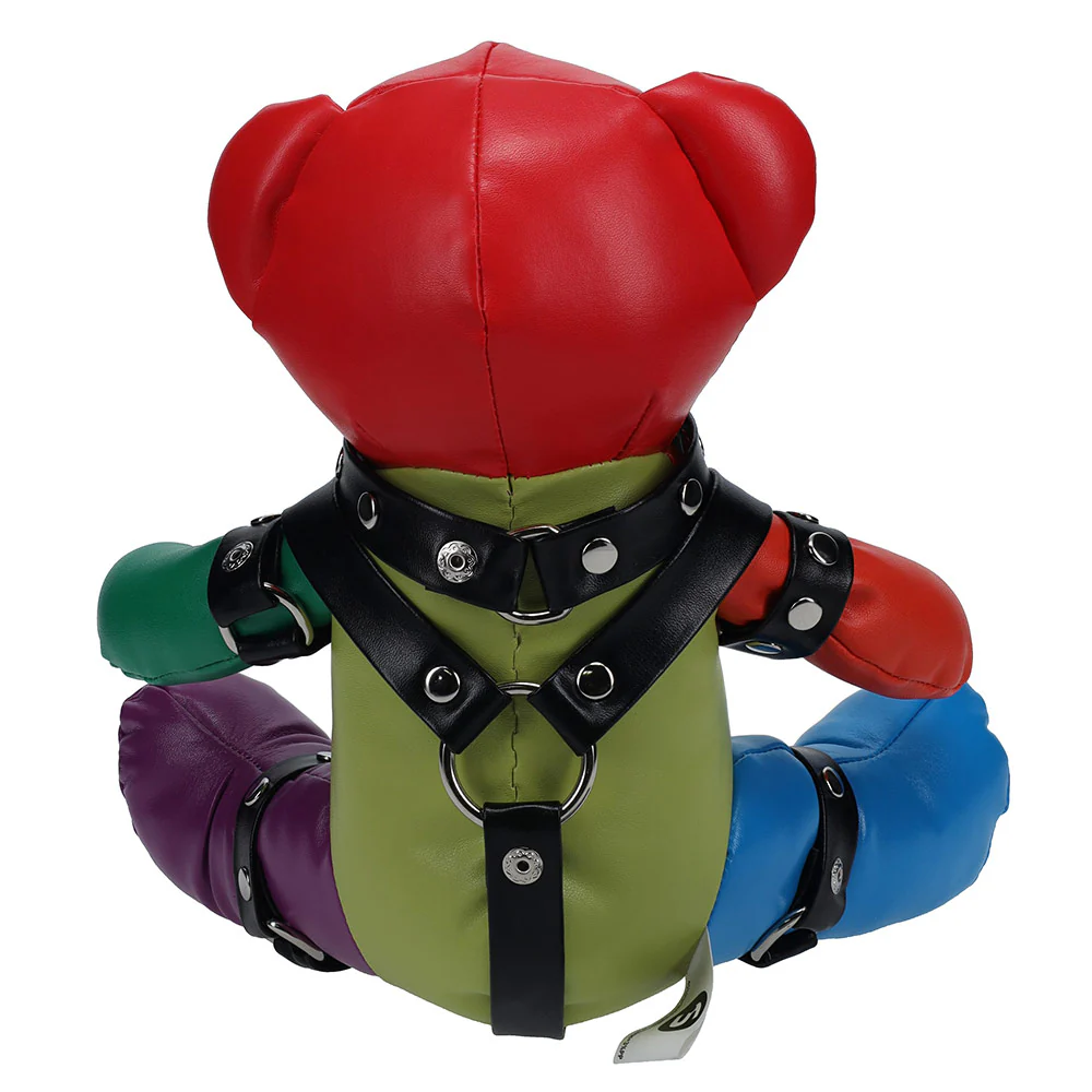 Shots Toys Bear Bondage Rainbow Bear Black Harness - Image 2